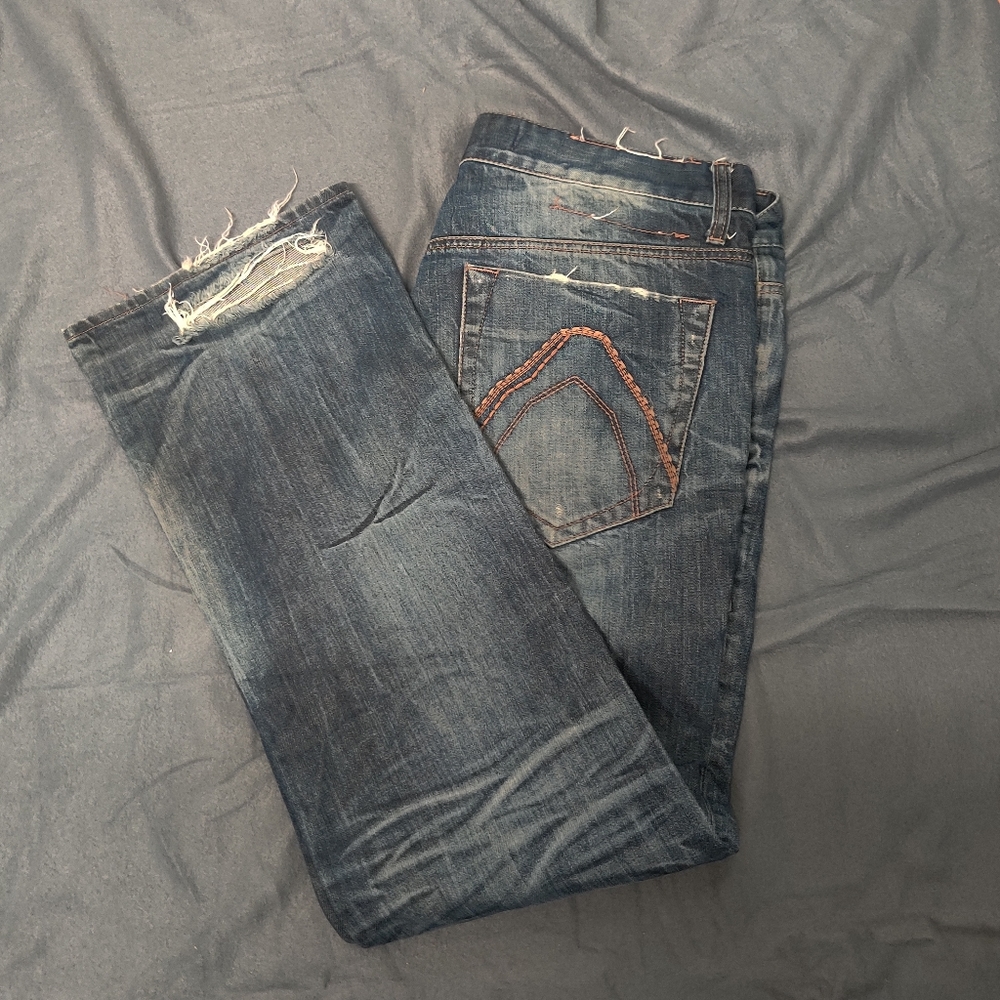 Blue jeans men buckarro sz 38